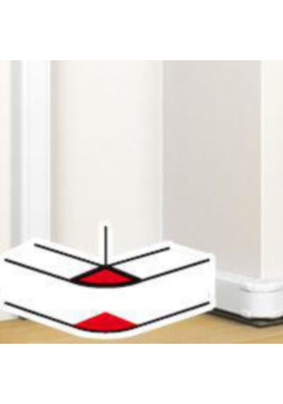 075631 50x80 Mm Kaidesiz Montaj Gulot İçin Değişken Dış Köşe