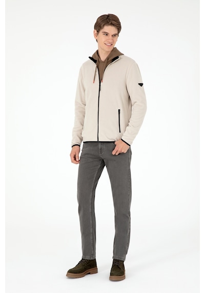 U.S. Polo Assn. Erkek Taş Basic Polar Hırka 50298066-VR049