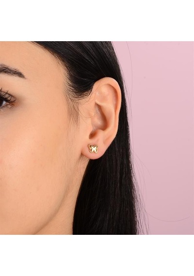 Goldkupe 14 Ayar Altın Kelebek Küpe 1,24 Gr-2186