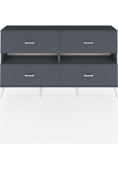 Arges Konsol 2 Raflı 4 Çekmeceli 176x30x99 Antrasit-antrasit Antrasıt/antrasıt - Antrasıt Arges Konsol 2 Raflı 4 Çekmeceli 176x30x99 Antrasit-antrasit Antrasıt/antrasıt - Antrasıt