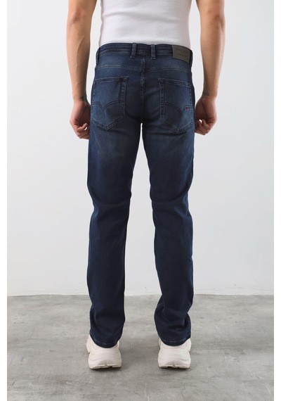 Banny Jeans Erkek Likralı Straight Fit Jean Pantolon Mavi