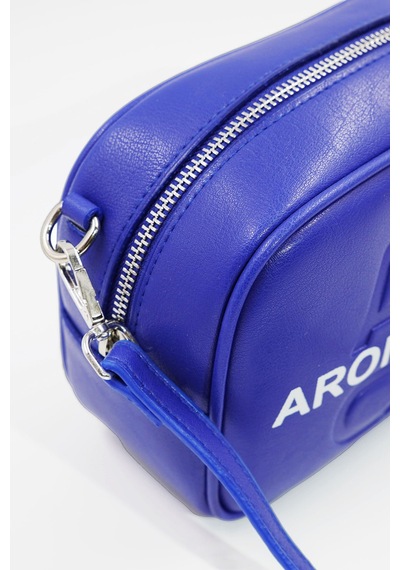 Hüvendo Küçük Boy Crossbody Çapraz Askılı Kadın Omuz Çantası Saks Saks