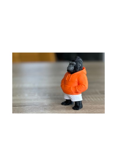Kapüşonlu Goril Figürü 10cm