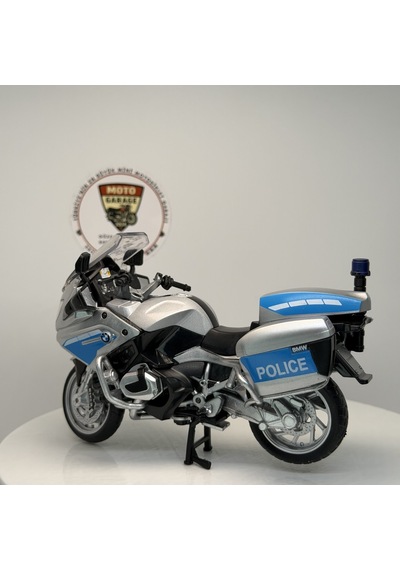 Bmw R1250 Rt-p Polis Motosikleti - 1:18 Ölçek 12cm Kutulu Standlı Diecast Model