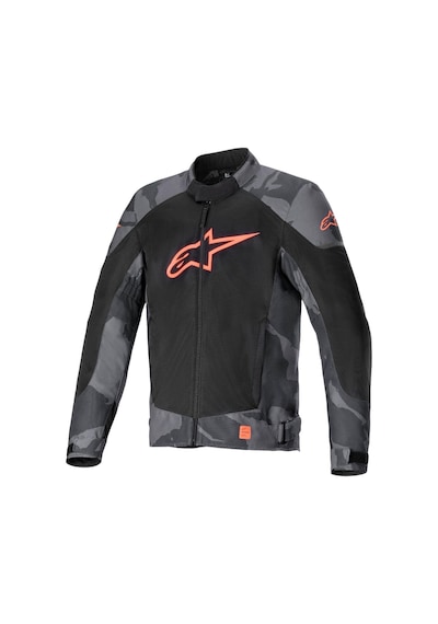 Alpinestars T-sp X Superair Yazlık Korumalı Motosiklet Montu Siyah Kamuflaj