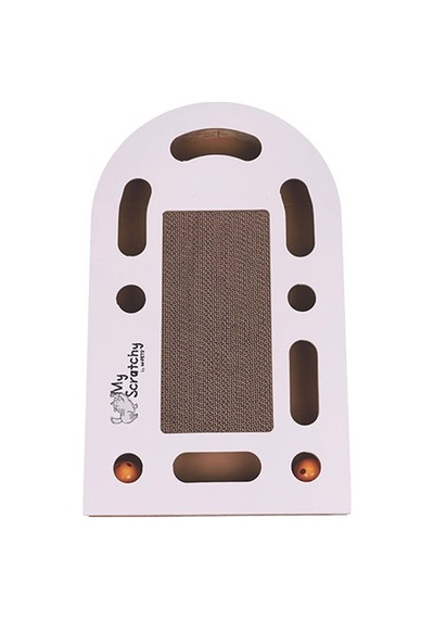 M-pets My Scratchy Tenneessee Kedi Tırmalama Kartonu Beyaz 50x30x6 Cm 244-54021.01