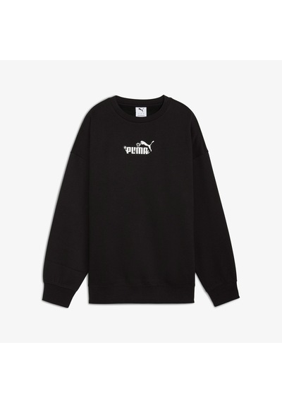 Puma Essential Nature 2.0 Crew Kadın Siyah Sweatshirt688078
