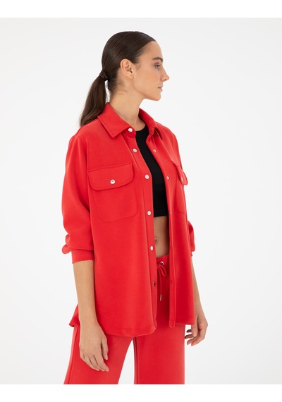 Pierre Cardin Kadın Kırmızı Sweatshirt 50291222-vr030 Kırmızı