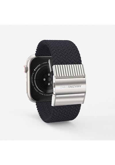 Watch 10 42mm Amazingthing Titan Weave Örgü Sport Kordon Siyah