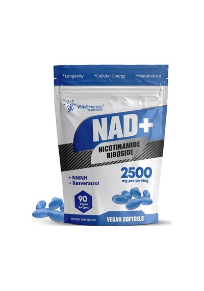 Nad+ Nicotinamide Riboside 2500 Mg 90 Softgels