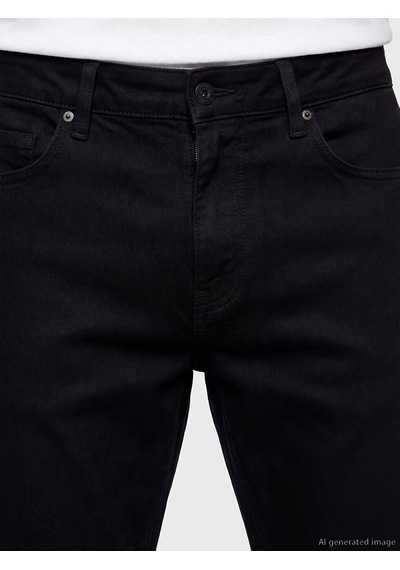 Lcwaıkıkı Classic Siyah Regular Fit Gabardin Erkek Chino Pantolon