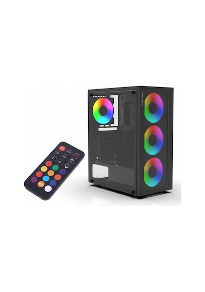 Inca 650w 80+ Bronze Emg-15xn Gaming Mid-tower Pc Kasası Argb Kontrolcü