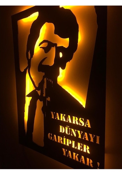 Müslüm Gürses Led Işıklı Tablo (523663838)