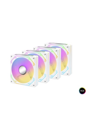 Mofan Mf2900w Pc Gaming Kasa Beta 3 Seri 80 Plus 850w Power Supply 4x Argb Fan Beyaz