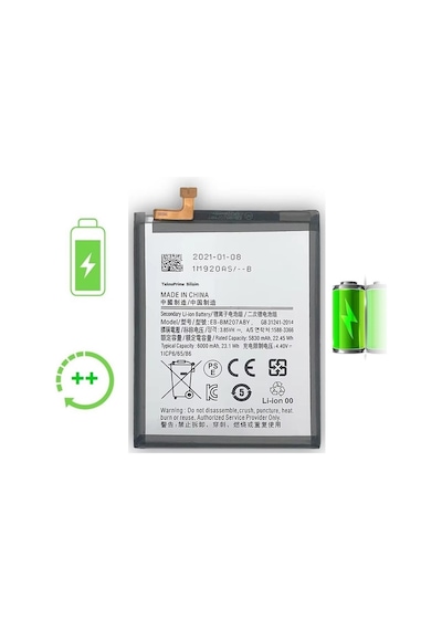 Samsung Galaxy M31 M315f İle Uyumlu Güclendirilmis İthal Pil Batarya