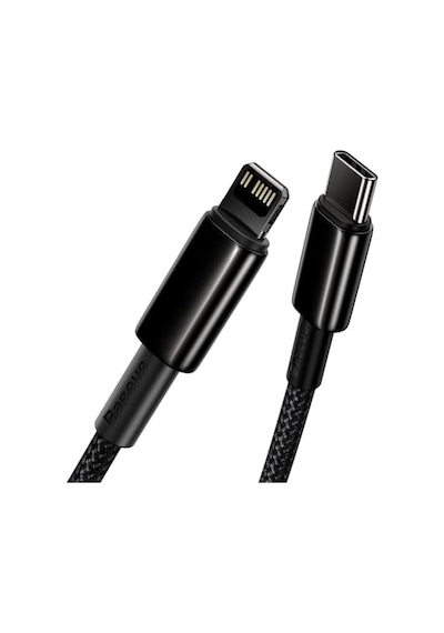 Tungsten Gold Hızlı Şarj Kablosu Type-c To İp Pd 20w, 1m, Siyah