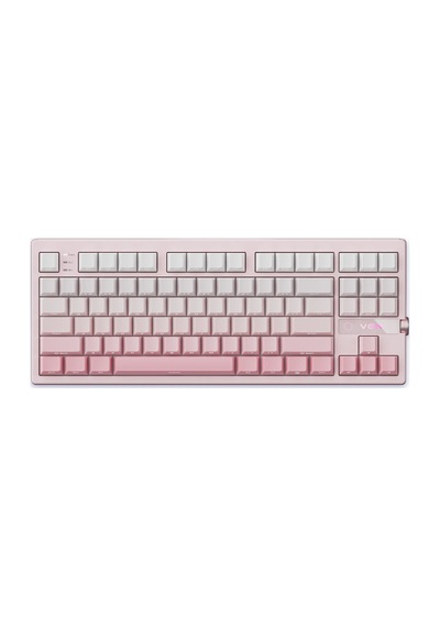 Vgn V87 V2 Wireless Mekanik Gaming Klavye 10.000mah & Tri-mode Gust-peach Pink