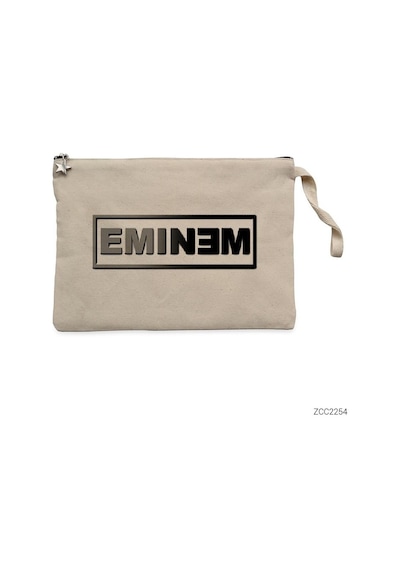 Zepplin Giyim Eminem Logo Clutch Astarlı Cüzdan / El Çantası