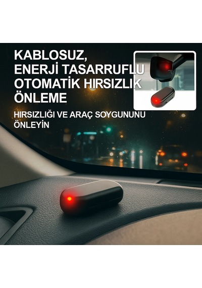 Caydırıcı Araba Alarm Ledi Çok Renkli
