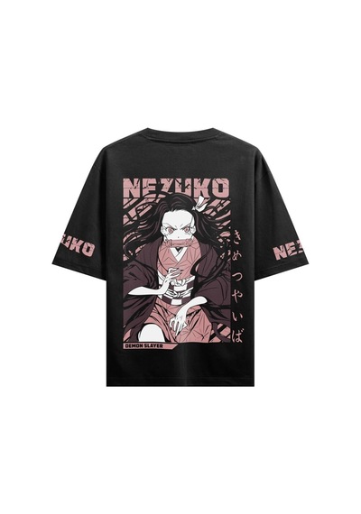 Demon Slayer Nezuko T-shirt 01-siyah