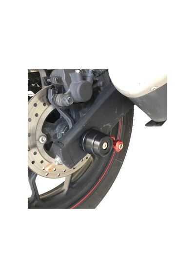 GP Kompozit  Yamaha R25 2015-2024 Uyumlu Ön ve Arka Aks Koruma Takoz Seti Siyah