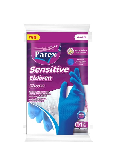 Parex Sensitive Eldiven Orta Boy 1 Çift M