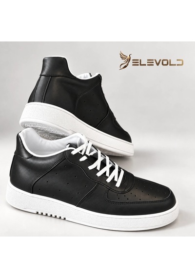 Elevold Tuna Hakiki Deri 6 Cm Boy Uzatan Erkek Spor Ayakkabı 54890 Beyaz Sıyah Elevold Tuna Hakiki Deri 6 Cm Boy Uzatan Erkek Spor Ayakkabı 54890 Beyaz Sıyah