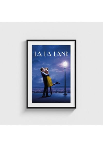 La La Land 2016 Film Posteri Tablo Çerçeveli Poster Duvar Dekorasyonu Siyah Çerçeveli Tablo Siyah Çerçeveli Tablo Dn11d302sıyah
