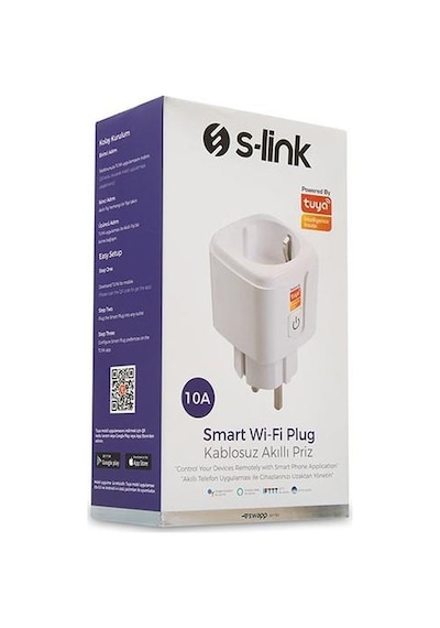 S-link Swapp Sl-01 16a Wi-fi Tuya Destekli Akıllı Priz