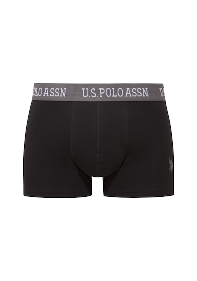 U.s. Polo Assn. Erkek Siyah - Siyah - Siyah 3 Lü Boxer Siyah