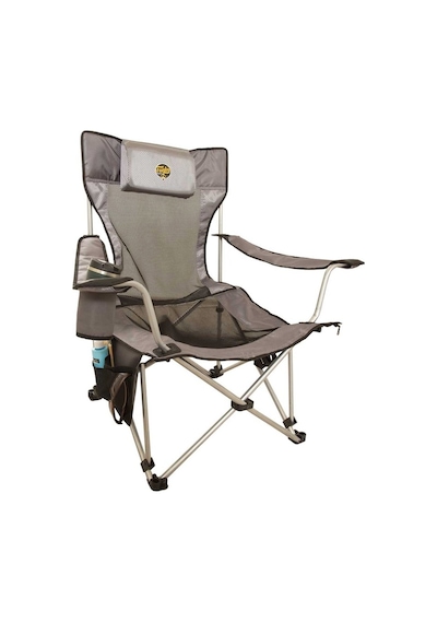 Funky Chairs Lazy 3 Plus Yatabilen Kamp Sandalyesi Gri