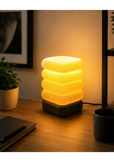 Soft Glow Masa Lambası - Fiş Bağlantılı Krem