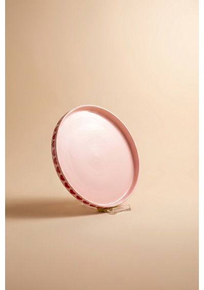 Karaca Sweetheart Pasta Tabağı 21,5 Cm Pembe