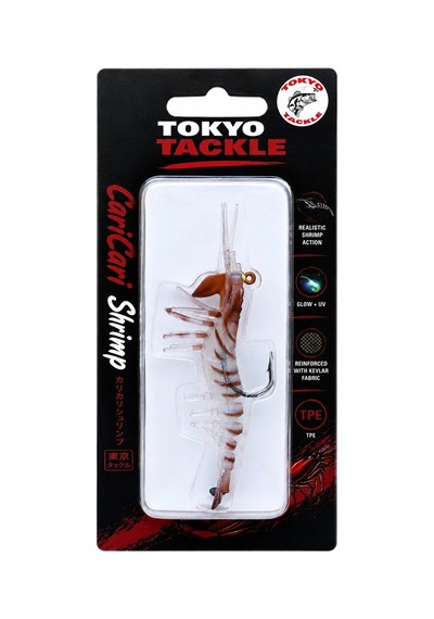 Tokyo Tackle Caricari Shrimp 7.6cm 6.5gr Silikon Karides Sahte Yem Renk : Tt004