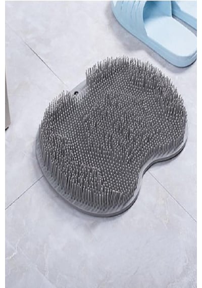 Silikon Banyo Duş Ayak Matı Sırt Masaj Kesesi Karışık