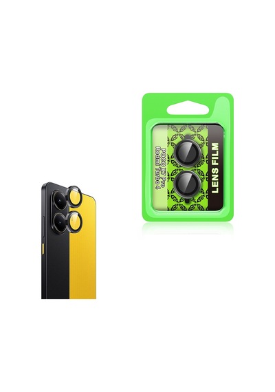 Vendas Xiaomi Redmi Turbo 4 Uyumlu Zore Cl-07 Kamera Lens Koruyucu Siyah