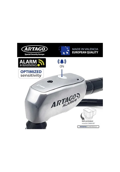 Artago Art6 150cm Alarmlı Halat Kilit