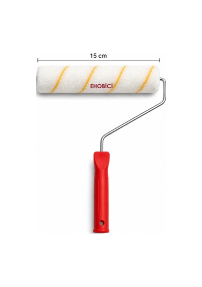 Parmak Rulo Fırça 15cm Saten Rulo