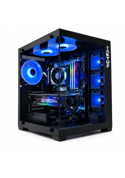 Aktuf Royal Siyah 3 Rgb Fanlı Atx 600w Power Supply Gaming Oyuncu Bilgisayar Kasası