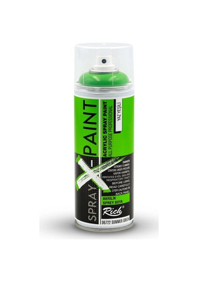 Art-x Spray-x Sprey Boya 400ml - 6722 Yaz Yeşili Yeşil