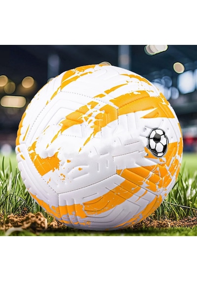 Futbol Topu Euro 2024 Beton Ve Çim Zemin İçin Uygundur 5 Numara 99376 Çok Renkli