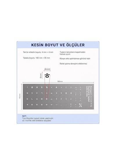 Korece Klavye Etiketi 3d Uv Kabartmalı 46 Adet Şeffaf Sticker Notebook Ve Masaüstü Uyumlu Korece Klavye Etiketi 3d Uv Kabartmalı 46 Adet Şeffaf Sticker Notebook Ve Masaüstü Uyumlu