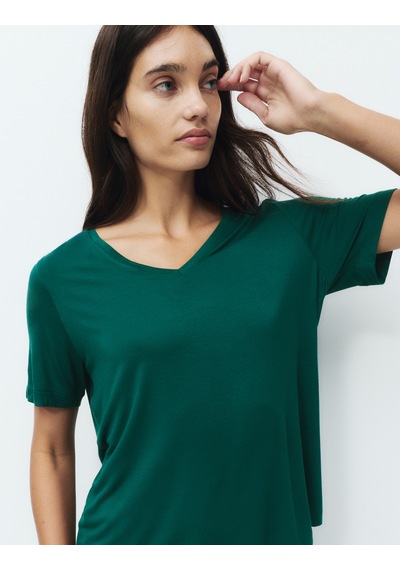 Marks & Spencer Dantel Detaylı Pijama Takımı Yeşil