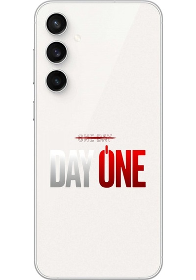 Samsung Galaxy S23 Fe Uyumlu Şeffaf Kılıf One Day/day One Tasarımlı