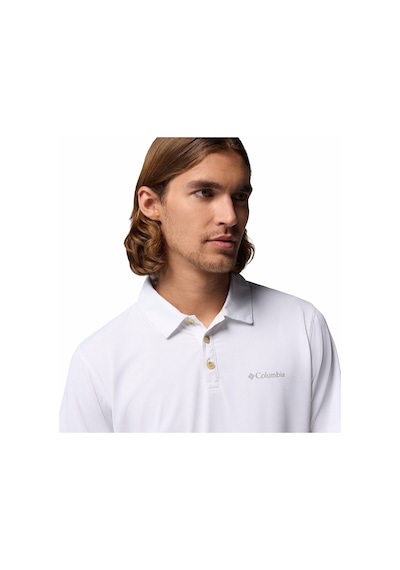 Columbia Am1495 Tech Trail Utility Polo Erkek T-shirt-32726 Beyaz