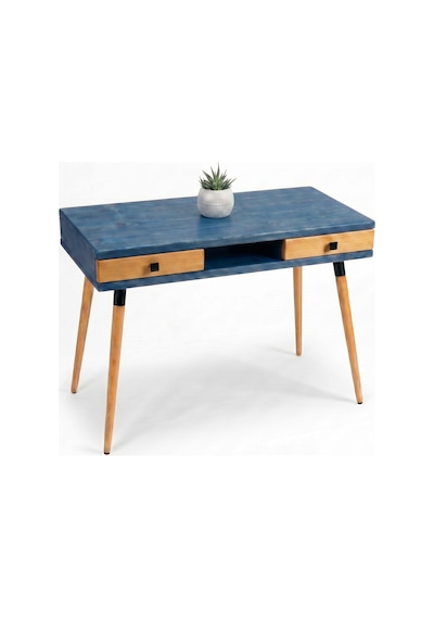 Mobenta Modest Desk: Masif Çalışma & Laptop Masası 2 Çekmece 1 Bölme - 120x60 Ig-tk Mavi-ahşap Mobenta Modest Desk: Masif Çalışma & Laptop Masası 2 Çekmece 1 Bölme - 120x60 Ig-tk Mavi-ahşap