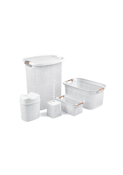 Practical 5 Parça Banyo Seti Beyaz