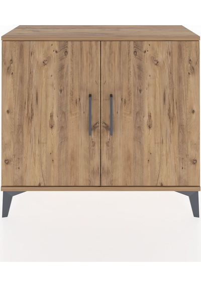 Arges Şifonyer 2 Raflı 2 Kapaklı 88x30x80 Çam-çam Çam