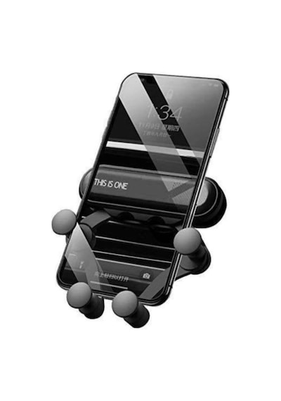 Ahtapod Petek Girişli Araç Telefon Tutucu - Gri Tp-link Neffos C5 Max Uyumlu Siyah