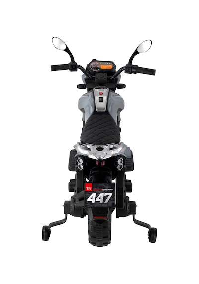 Motocross Cross Akülü Motor Akülü Araba Yeni Seri Babyhope 447 12v Gri